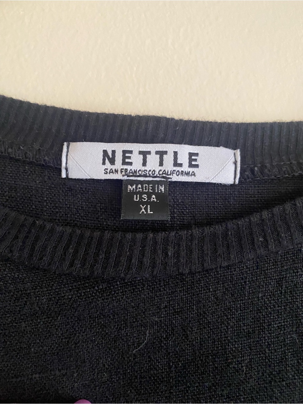 Nettle Studios linen Tee in black - Picture 3 of 5